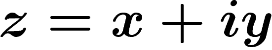 $z=x+i y$