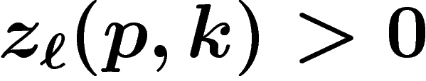 $z_\ell(p,k)>0$