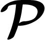 $\mathcal{P}$