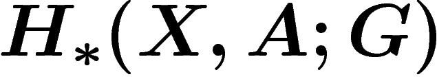 $H_\ast(X,A;G)$