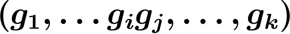 $\left(g_1,\ldots g_i
g_j,\ldots,g_k\right)$