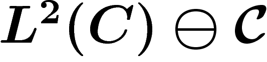 $L^2(C)\ominus \C$