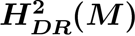 $H^2_{DR}(M)$