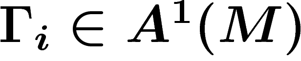 $\Gamma_i \in A^1(M)$