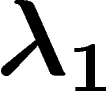 $\lambda_1$